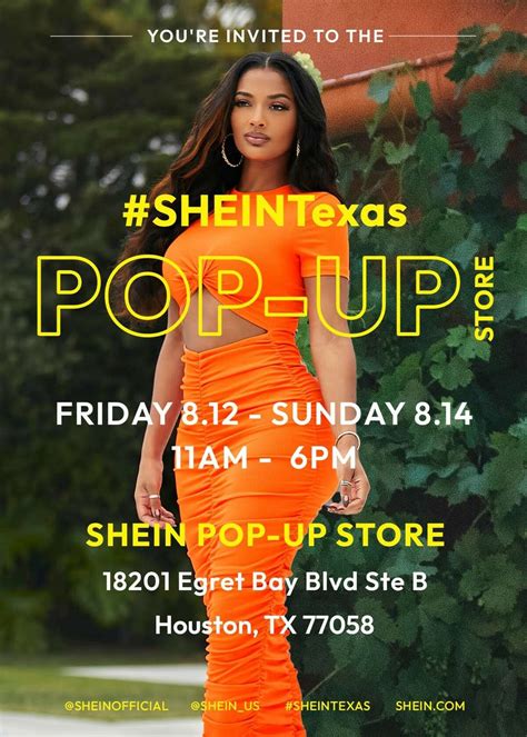 shein store in houston|Popular clothing brand SHEIN coming to Houston area